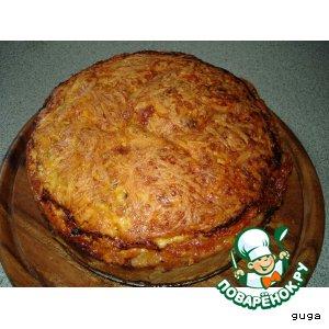 Рецепт: Итальянский пирог Киш с сардиной