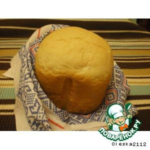 Рецепт: Хлеб пшеничный на минеральной воде