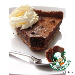 Рецепт: Шоколадно-кофейный пирог с черносливом