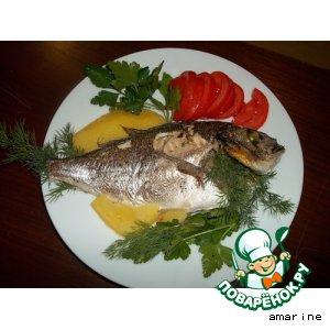 Рецепт: Рыба запеченная в духовке