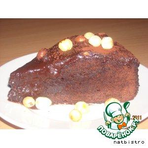 Рецепт: Шведское шоколадное пирожное с кофейной глазурью