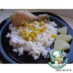 Курица с кукурузой в сметанном соусе