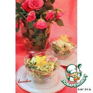 Рецепт: Салат с форелью "Праздник вкуса"