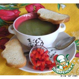 Рецепт: Суп-пюре из брокколи и кукурузы