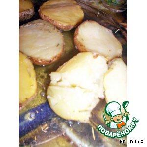 Рецепт: Картофель, запеченный в СВЧ