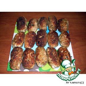 Рецепт: Куриные зразы с грибами и сыром