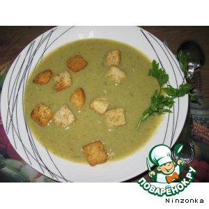 Рецепт: Горохово-капустный суп-пюре