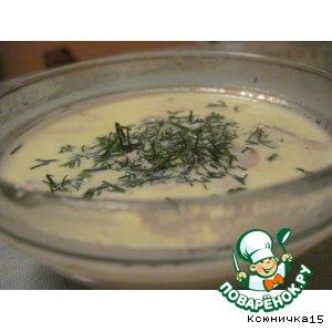 Рецепт: Крем-суп с шампиньонами
