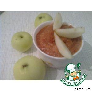 Рецепт: Яблочно-грушевый сорбет