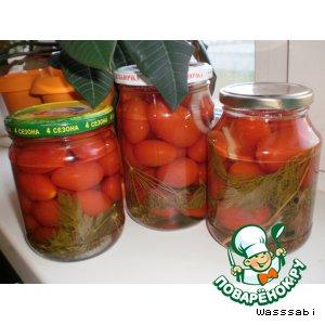 Рецепт: Сладко-пряные помидоры