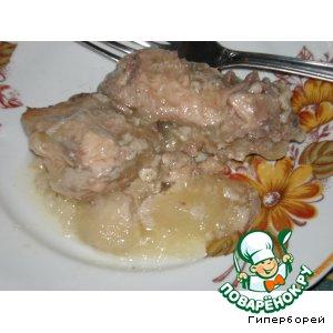 Рецепт: Курица в орехово-чесночном соусе-желе