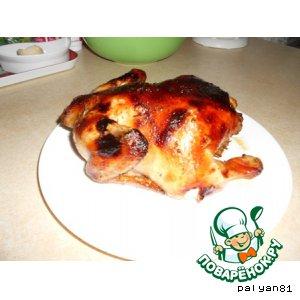 Рецепт: Курица в медово-соевом соусе