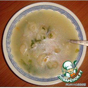 Рецепт: Суп из цветной капусты с сырком