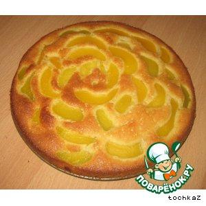 Рецепт: Персиковый пирог
