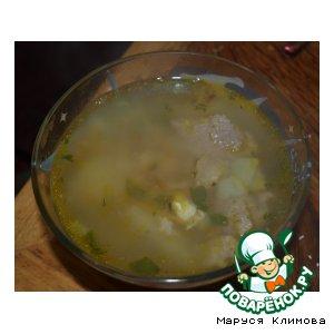 Рецепт: Суп с фрикадельками "Ленивый"