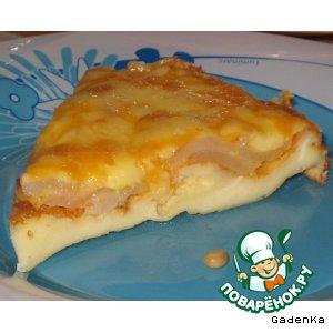 Рецепт: Грушевый пирог с соленым сыром