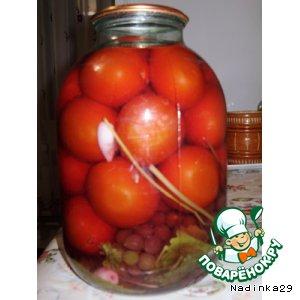 Рецепт: Маринованые помидоры с виноградом