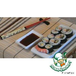 Рецепт: Традиционные толстые роллы Футомаки