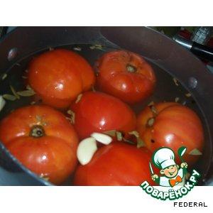 Рецепт: Быстро маринованные помидоры