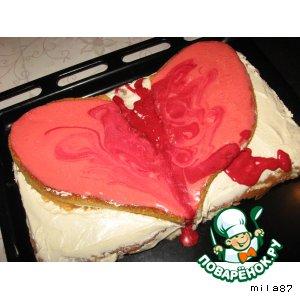 Рецепт: Торт " Разбитое сердце"