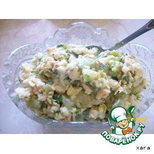 Рецепт: Салат из кабачков и цветной капусты