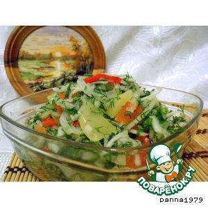 Рецепт: Салат из маринованного перца