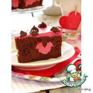 Рецепт: Торт "Пурпурное сердце"