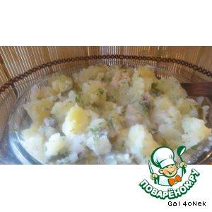 Рецепт: Теплый картофельный салат "Бодрячком"
