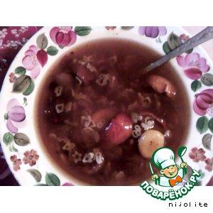 Рецепт: Холодный суп из сухофруктов