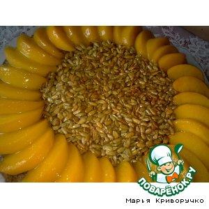 Постный кукурузный пирог с маком "Подсолнух"