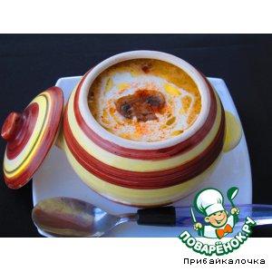 Рецепт: Грибной крем-суп Капучино
