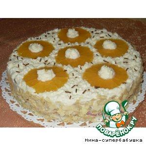 Рецепт: Морковно-апельсиновый торт с миндалем