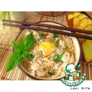 Рецепт: Японский суп Оякодон