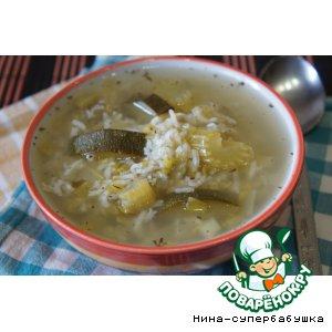 Рецепт: Ливанский зеленый суп с рисом