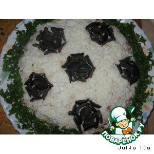 Рецепт: Салат из тунца Футбол