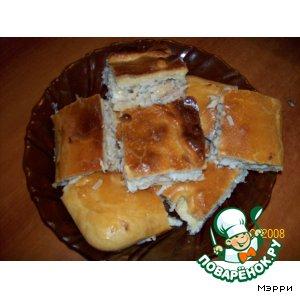 Рецепт: Сибирский рыбный пирог из щуки