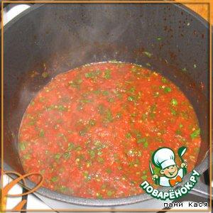 Рецепт: Соус томатный домашний