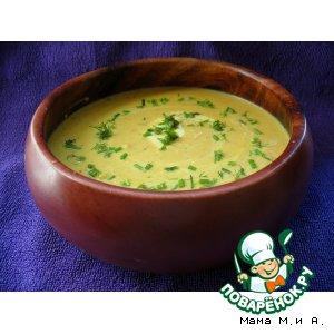 Рецепт: Крем-суп из сквоша и тыквы