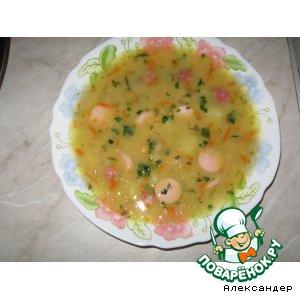 Рецепт: Суп гороховый Солнышко