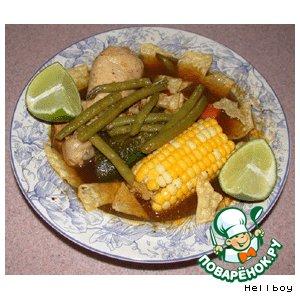 Рецепт: Овощной суп Моле де ойя