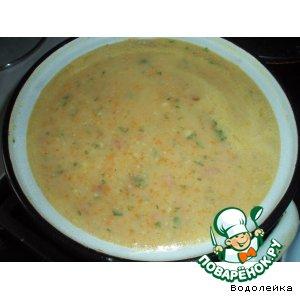 Рецепт: Суп-пюре из горошка и окорока