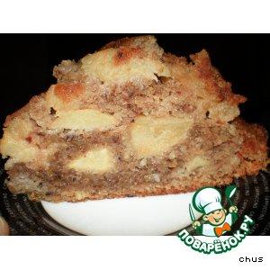 Рецепт: Яблочный пирог с какао
