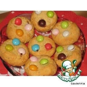 Рецепт: Печенье «Ореховые трехглазки»