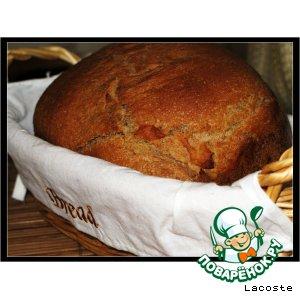 Рецепт: Домашний ржаной хлеб на закваске