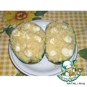 Рецепт: Фаршированное авокадо