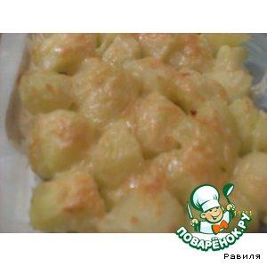 Рецепт: Запеченный картофель Золотце