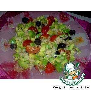 Рецепт: Салат с авокадо и мясом криля