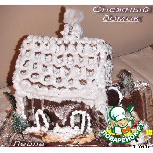 Торт Снежный домик