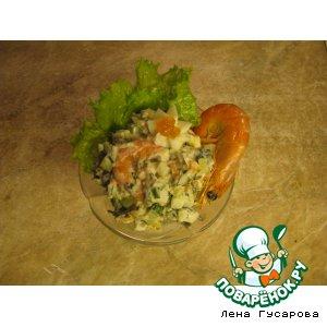 Рецепт: Салат из креветок Морская жемчужина