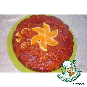 Рецепт: Апельсиновый кекс в сиропе